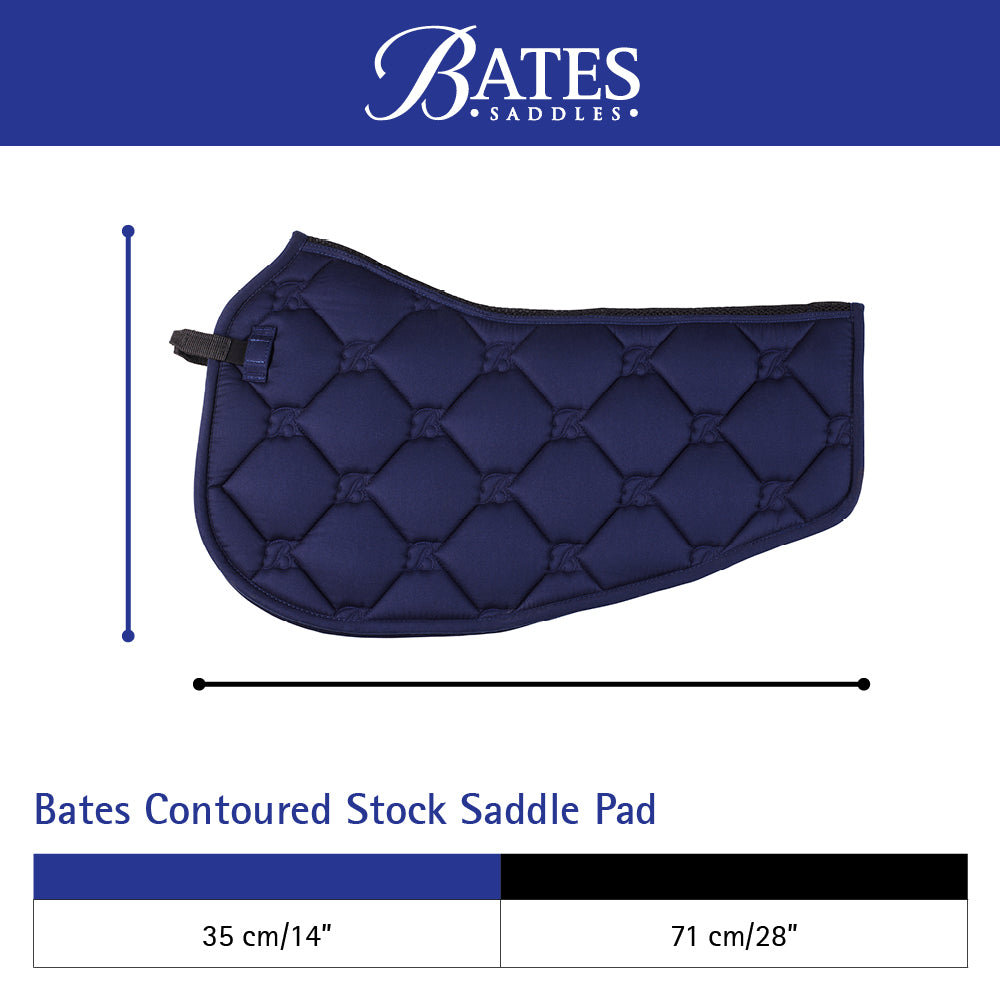 Bates Contoured Stock Saddle Pad